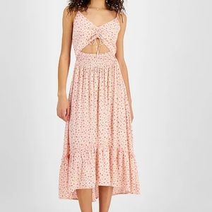 Vanilla Star | Dresses | Vanilla Star Juniors Floralprint Highlow Maxi Dress  Size Xl Blush Combo | Poshmark